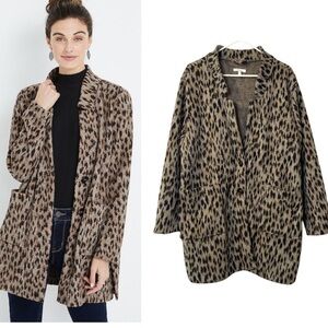 Maurices Leopard Print Jacket - Brown and Black